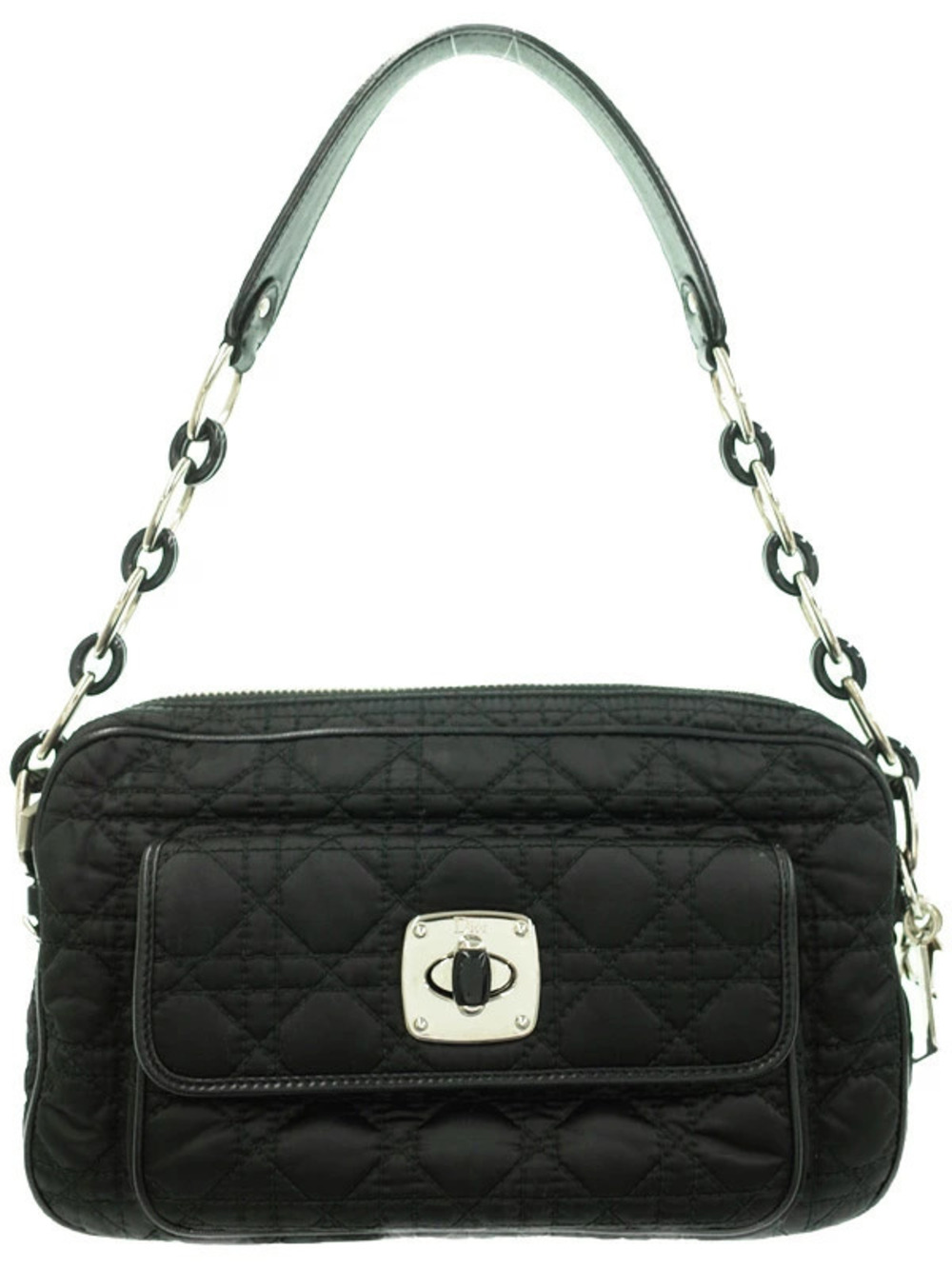 Christian Dior Cannage Quilted Hobo Bag Chain